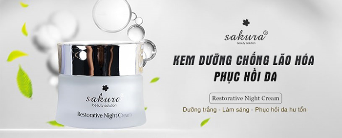 Kem dưỡng chống lão hoá phục hồi da hoàn hảo từ thương hiệu Sakura 