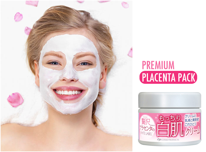 Mặt nạ rửa trôi dưỡng trắng da Premium Placenta Pack