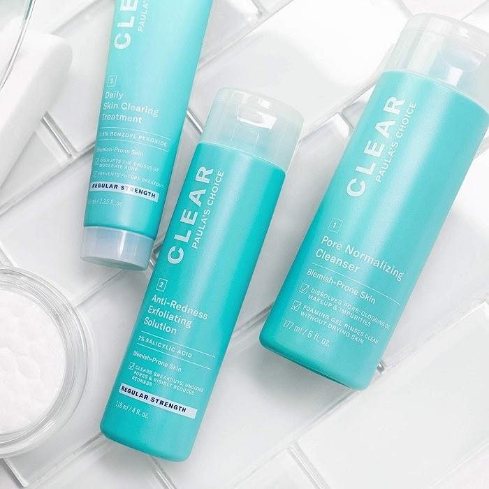 Tinh chất trị mụn Paula’s Choice Clear Regular Strength Anti-Redness Exfoliating Solution