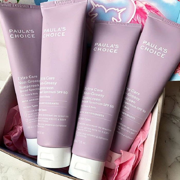 Kem chống nắng Paula’s Choice Extra Care Non Greasy Sunscreen SPF 50 rất đáng mua!