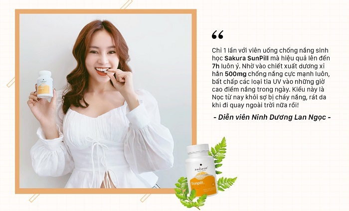 Viên uống nắng sinh học toàn thân Sakura Sunpill Viên uống nắng sinh học toàn thân Sakura Sunpill