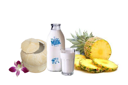 Dứa và sữa tươi khi kết hợp với nhau sẽ làm tăng tác dụng trị nám và cải thiện màu sắc của làn da.